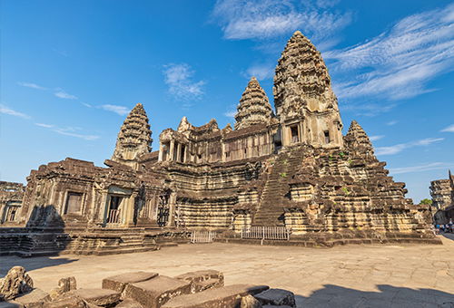 The majestic ruins of Angkor Wat