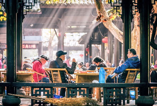 Step into a local tea houses