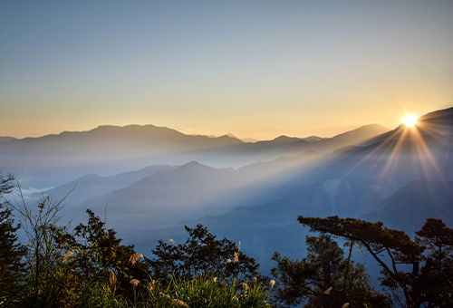 The sea of clouds at first light