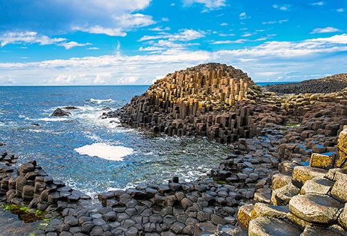 Be amazed by the natural wonder of the Giant's Causeway