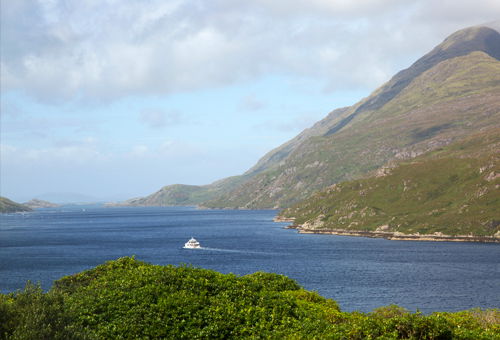 Enthralled by the beauty of the Killary Fjord