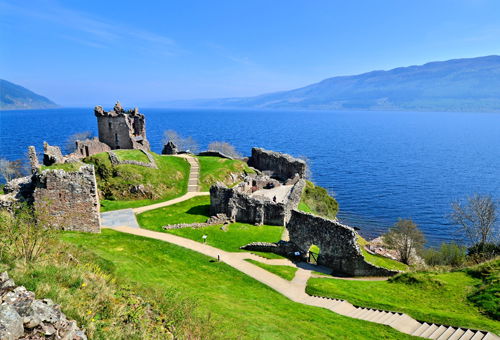 "Urquhart Castle", Stunning views of the Loch Ness